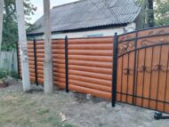 Забор из Блок-Хауса 5