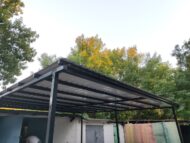 Навес Односкатный из Профнастила 1