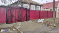 Ворота распашные со встроенной калиткой "Шик" 1